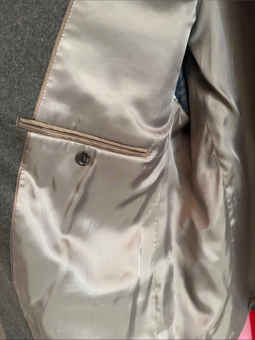 bill blass Olive-Tone Camel hair Sport Coat